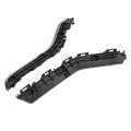 Kuafu Left Right Rear Bumper Bracket Compatible With 2011-2016 Scion Tc Plastic Pom Black Replacement For 52576-21040 
