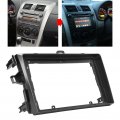 Radioame Abs Kit 9 Inch Silver Car Stereo Radio Fascia 2din Panel Bezel Replacement For 2006a 2013