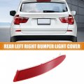 X Autohaux Rear Right Bumper Reflector Light Cover For Bmw X3 F25 2011-2014 63147217316 Red