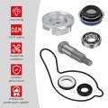Water Pump Rebuild Kit With Cnc Impeller Bearing Seal Shaft For Honda Trx450r Trx450er Trx450 2004-2014 O E M 19241-mey-670