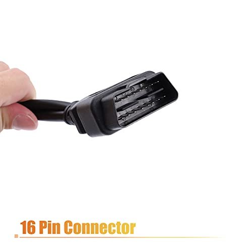 5 Set Obd Ii Obd2 16pin Extension Splitter Y Cable 1 Male To 2 Female With Underdash Bracket