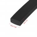 Uxcell Solid Rectangle Rubber Seal Strip 10mm Wide 5mm Thick 5 Meters Long Black