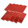 Uxcell Automotive Car Red Rectangle Stick-on Safety Reflector Plate W O Holes 10pcs