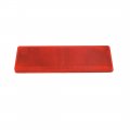 Uxcell Automotive Car Red Rectangle Stick-on Safety Reflector Plate W O Holes 10pcs