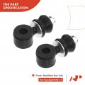 A-premium Set Of 8 Front Sway Bar Link Lower Ball Joint Inner Outer Tie Rod End Compatible With Volkswagen Jetta 1988-1990