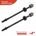 A-premium Set Of 8 Front Sway Bar Link Lower Ball Joint Inner Outer Tie Rod End Compatible With Volkswagen Jetta 1988-1990