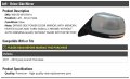 Left Driver Side Power Mirror Chrome With Memory Heated Glass And Turn Signalout Auto Dimming Blind Spot Detection Compatible