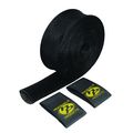 Hot Rod Sleeve Roll 204018 1 In Id X 10 Ft Black Fabric Heat Shielding For Exhaust And Brake Lines Reduces Radiant Up To 60 