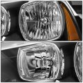 Auto Dynasty Oe Style Black Housing Amber Corner Head Lamps Tool Kit For Dodge Charger 11-14 