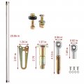 Topteng 21 Adjustable Column Shift Linkage Kit Aca-1807 Ford Ltd 1980-1986 Thunderbird 1980-1993 Mustang 1984-1993 Bronco