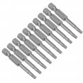 Uxcell 10 Pcs T15 Magnetic Torx Screwdriver Bits 1 4 Inch Hex Shank 2-inch Length S2 Power Tool