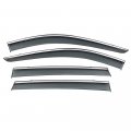 Vesul Outside Mount Tape On Polycarbonate Rain Guards Window Visors Compatible With Nissan Rogue 2014-2020 Wind Deflector