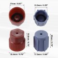 5 Pair Id 0 55 Automotive Air Conditioner Valve Caps Cap Dust Seal Cover Kit For Car Ac System Conditioning Repairing Abs