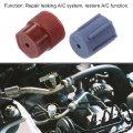 5 Pair Id 0 55 Automotive Air Conditioner Valve Caps Cap Dust Seal Cover Kit For Car Ac System Conditioning Repairing Abs