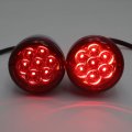 Httmt- Red Rear Led Running Brake Turn Signal Light Indicator For H-d Xl883 1200 Fxd Fxdb Fxdc