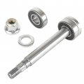 Caltric Spindle Shaft With Bearing And Nut Compatible Husqvarna 532137646 137646 137645 133172 285464