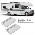 Boat Louvered Vent Cover Pair Marine Stainless Steel 3 Slots 210x110mm 304 Universal Slotted