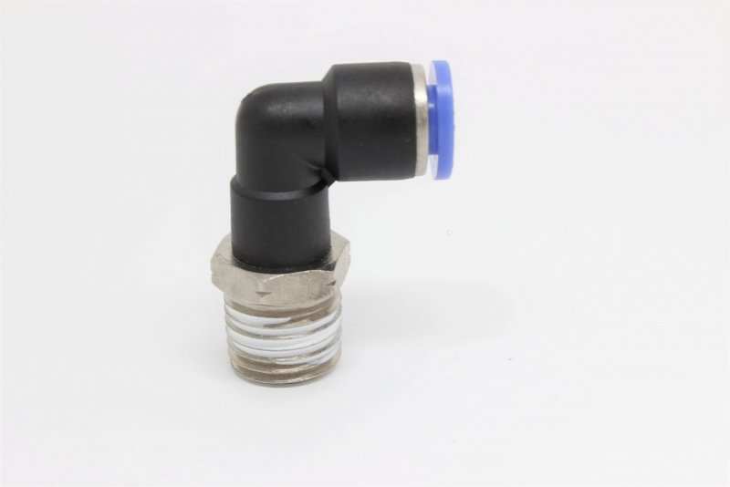 Push To Connect L Shaped Elbow Male Fitting 1 2 Od 3 8 Npt