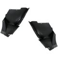 Front Fender Liner Splash Guard For Chevy Corvette 2005 To 2013 Driver And Passenger Side Pair Rear Section Base Gm1762102 
