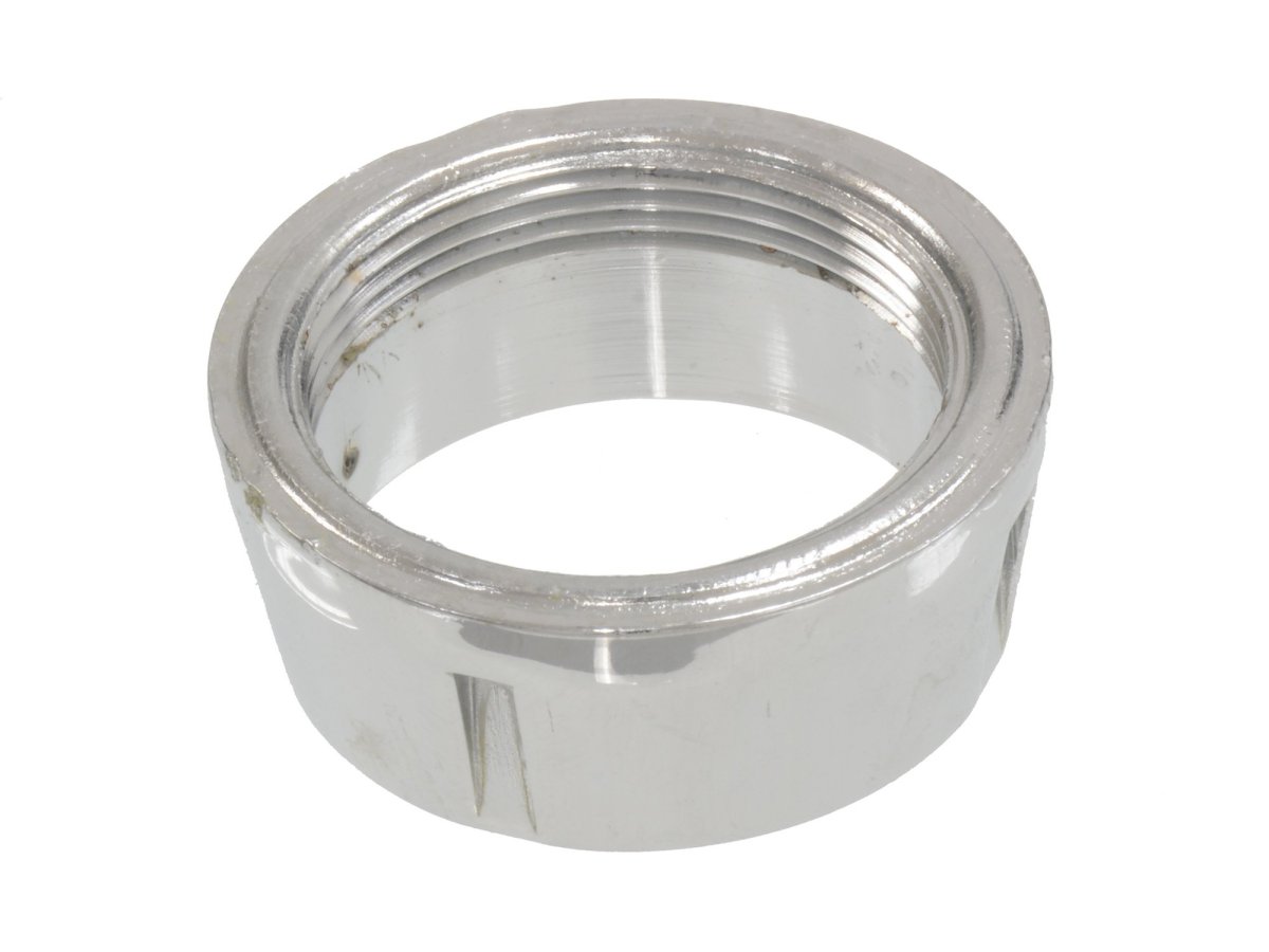 1966-1967 Corvette Ignition Switch Nut Brushed Chrome