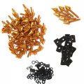 Smt-universal Spike Bolt Screws Mc Sportbike Compatible With Kawasaki Ninja Ex250 Zx14 Zx7 Zx9r Gold Motorcycle B00xirx8me