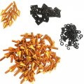 Smt-universal Spike Bolt Screws Mc Sportbike Compatible With Kawasaki Ninja Ex250 Zx14 Zx7 Zx9r Gold Motorcycle B00xirx8me