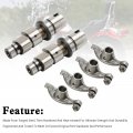 Topteng Camshaft Shaft Rocker Arms For Yamaha Xv250 Virago V-star 1988-2010