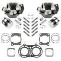 Caltric Cylinder Piston Ring Top End Gasket Kit Compatible With Yamaha Banshee 350 Yfz350 1987-2006