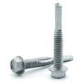 Strong-shield Coated Hex Washer Head Self Drilling Screws 12-24 X 3 Qty 250 