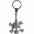 Siskiyou Sk4 Glitz Crystal Skull Key Chain Metal 