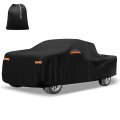Car Cover For Gmc Sierra Crew Cab 6 6ft 210d-pu Outdoor Full All Weather With Door Zipper Waterproof Windproof Sun Rain Snow 