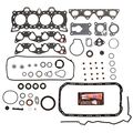 Evergreen Engine Rering Kit Fsbrr4026 For 88-91 Honda Crx Civic 1 6 Sohc D16a6 Full Gasket Set Standard Size Main Rod Bearings 
