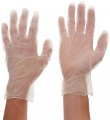 Mcr Safety 5015l Sensaguard Vinyl Disposable Industrial Food Service Grade Powderfree Gloves Large 1-pair 