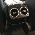 Zcargel Car Armrest Box Air Outlet Decorative Sticker Absbon Fiber Car Trim Stripe Compatible With A Class W177 C118 A200 A220