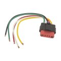 Windshield Wiper Motor Connector For Ford F-150 Heritage 2004 Plastic Rectangle With Blade Terminal E7tz17508a Push On 