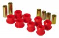 Prothane 8-202 Red Front Upper And Lower Control Arm Bushing Kit 