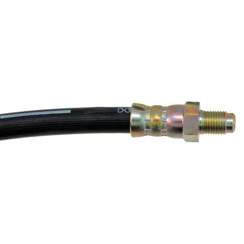 Brake Hydraulic Hose For Mercedes Benz 350sd 1991 Front Epdm Rubber Flexible Replacement 1234280635 And 1244200148 Black Finish