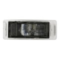 License Plate Light Lens For Gmc Terrain 2010 2024 Black Plastic With Clear Finish Replacement 13502178 Bulb Excluded 