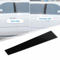 X Autohaux 4 Pcs Windshield B Pillar Trim Exterior Garnish Front Rear Left Right For Porsche Panamera 2017-2021 Black