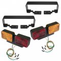 Caltric Light Guards W Lights For John Deere 2026r Compact Tractor 2016-2022 Pc13297 