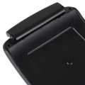 Ocpty Auto Armrest Center Console Lid Skin Cover Base For 00-08 Audi A4 A6 S4 Black