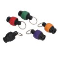 Colorful Screwdriver Bit Holder 1 4in Shank Key Chain Tool Aluminum Abs Stainless Steel 5pcs Socket For Wide Compatibility