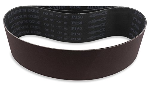 4 X 21 Inch 220 Grit Multipurpose Sanding Belts 9 Pack