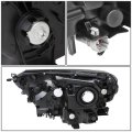 Auto Dynasty To2502247 Oe Style Black Housing Driver Left Side Projector Headlight Lamp Compatible With Toyota Rav4 16-18
