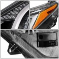 Auto Dynasty To2502247 Oe Style Black Housing Driver Left Side Projector Headlight Lamp Compatible With Toyota Rav4 16-18