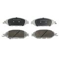 Premium Asm Brake Pad 085-1966 Ceramic Rear Disc Pads Precision Cut Edges With Bonded Shims For Noise Reduction 