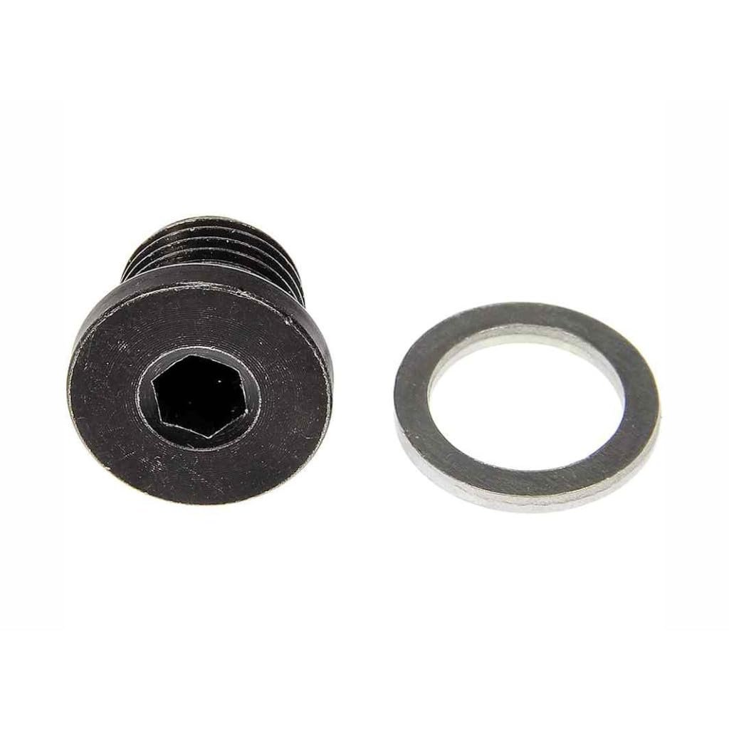 Engine Oil Drain Plug For Audi S4 2010 2016 5 Pieces With Washers Steel And Aluminum Black Allen Key Head Replacement N0138157