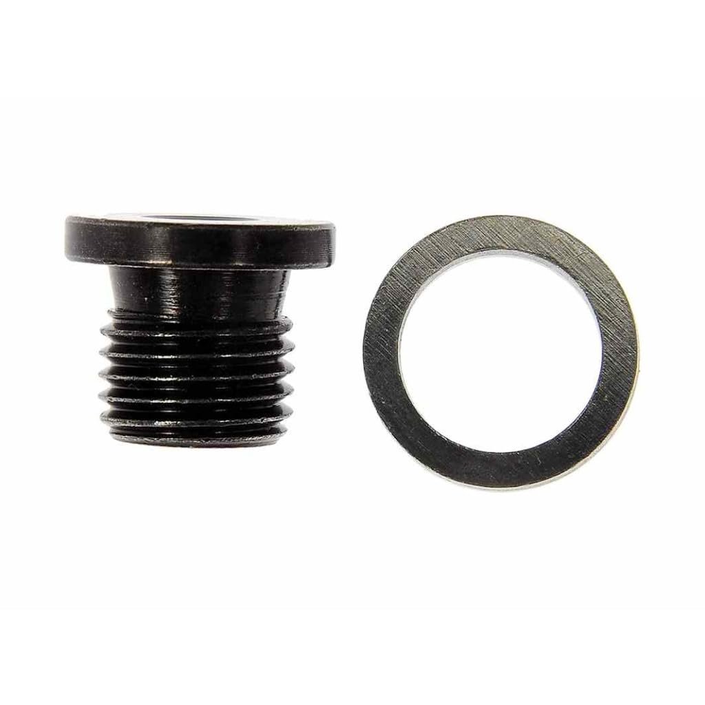 Engine Oil Drain Plug For Audi S4 2010 2016 5 Pieces With Washers Steel And Aluminum Black Allen Key Head Replacement N0138157