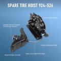 Jdmspeed Spare Tire Hoist Winch Carrier 924-526 Replacement For Ford F150 Heritage F250 F250hd Blackwood Replace 924526