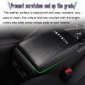 Bmolpt Custom Interior Accessories For Infiniti Q50 2014 2015 2016 2017 2018 2019 2020-2023 Leather Center Armrest Box Cover